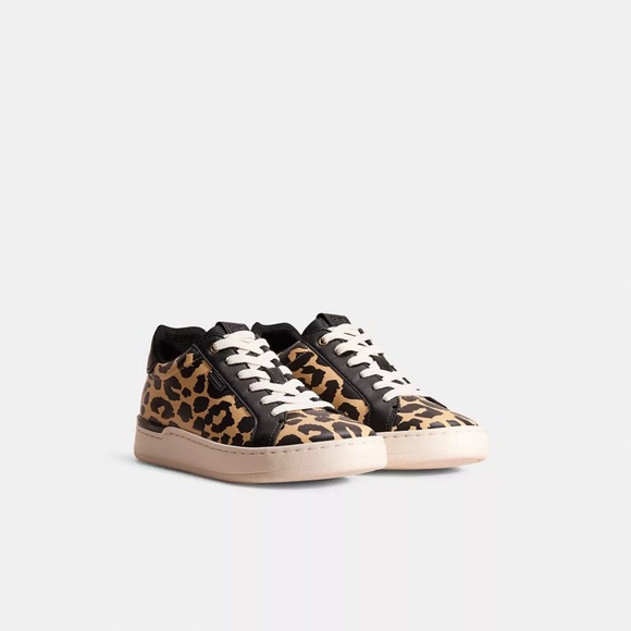 Coach Lowline Printed Sneakers - Leopard - Picture 3 of 7